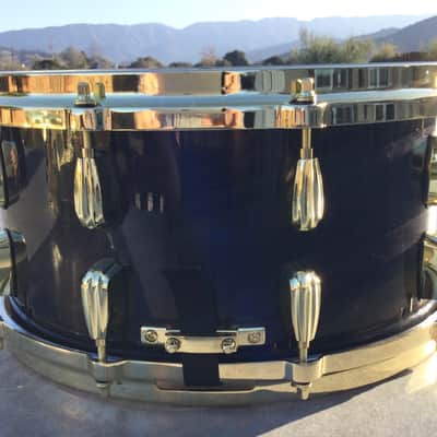 Scott’s Custom Drums 7”x14” maple single ply steambent snare drum “Slingerland radio king tribute” 2025 - Ebony stain lacquer image 4