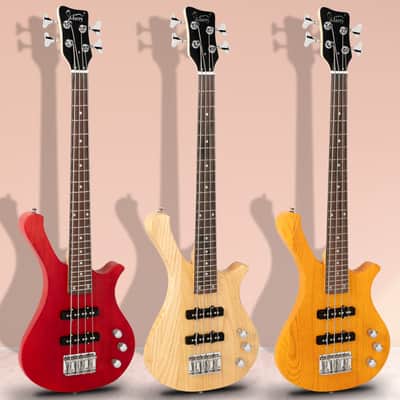 🎸SHORT SCALE "Warstick" Style Electric Bass Guitar +Rosewood Fretboard +Cable!🎸 image 12