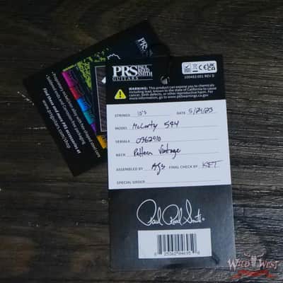 Paul Reed Smith PRS Core Series McCarty 594 Rosewood Fingerboard Aquamarine image 12