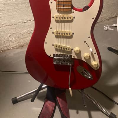 Torino Red Squier II Standard Stratocaster with Maple Fretboard (Made in Korea) 1989 - 1992 image 3