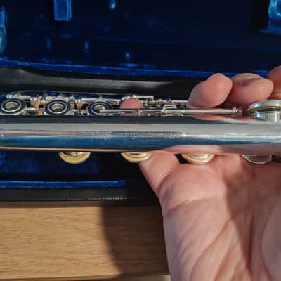 Powell Sonaré PS-601 Flute | Sterling Silver w/ 9k Aurumite Gold Lip Plate | Offset G | Just Serviced image 12