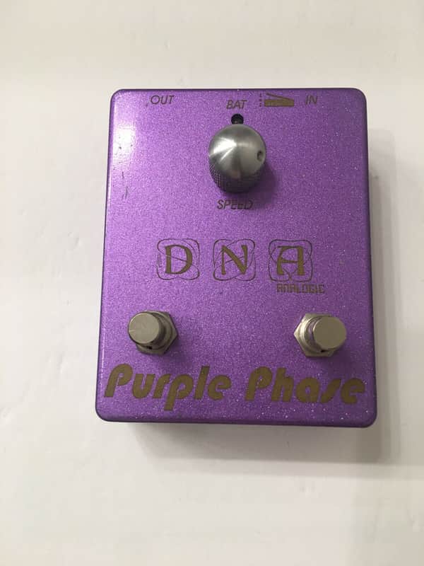 DNA Analogic Purple Phase Dual Analog Phaser Shifter Rare Guitar Effect Pedal image 1