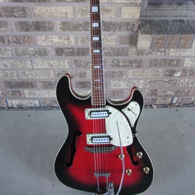 Toledo/Aria Bizarre Vibraslim Copy 60's red sunburst image 1