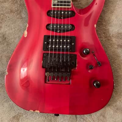 Kramer American Series Stagemaster Deluxe I late 1980's Translucent Red image 2