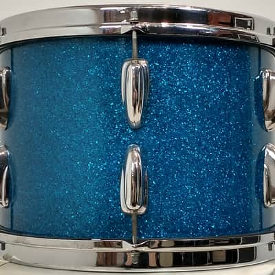 Slingerland 22/13/16/5.5x14" Radio King Drum Set - 1950's Blue Sparkle image 16