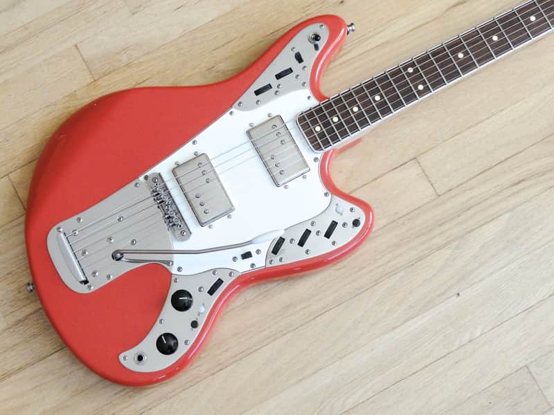 Bilt Relevator USA Made Custom Offset Electric Guitar Fiesta Red Mastery & ohsc image 1