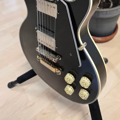 1969 Jedson Les Paul Standard David Gilmour Black Heavy Relic Aged Road Worn Vintage late 60s early 70s British UK brand Made in Japan MIJ MJ RARE Singlecut LP Artist Japanese Electric Guitar Open Book Headstock image 3