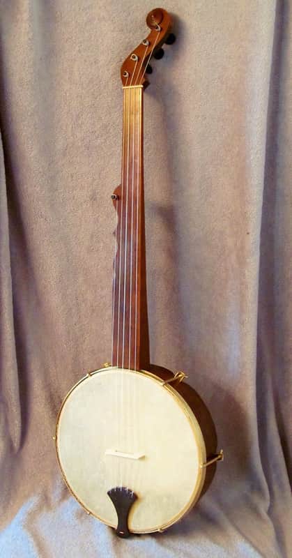 Boucher Minstrel Banjo - Medium Brown folk bluegrass open back fretless image 1