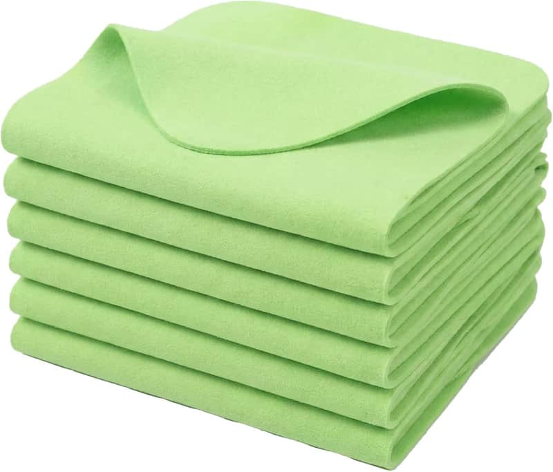 Guitar cleaning cloth, 6 Microfiber Cloths (11.8"x11.8"), 360° Maintenance Tool for Acoustic, Electric & Bass Guitar, Removes Grime, Preserves Tone & Extends String Life image 1