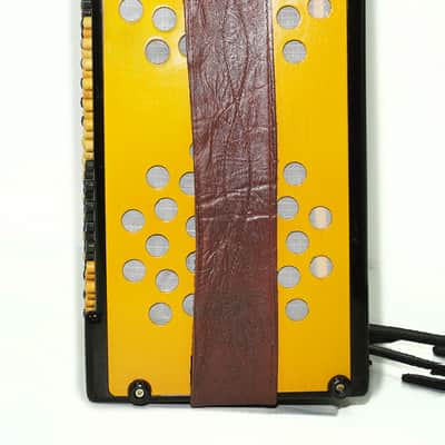 Folk Button Accordion, Lightweight Bayan Kreminne, made in Ukraine, New Straps Case 2275, Beautiful and Rich sound. image 6