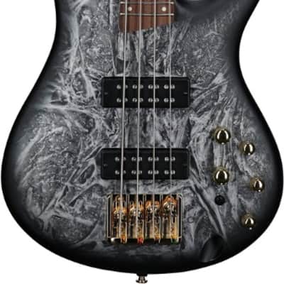 Ibanez SR300EDX Standard Electric Bass  Black Ice Frozen Matte image 2