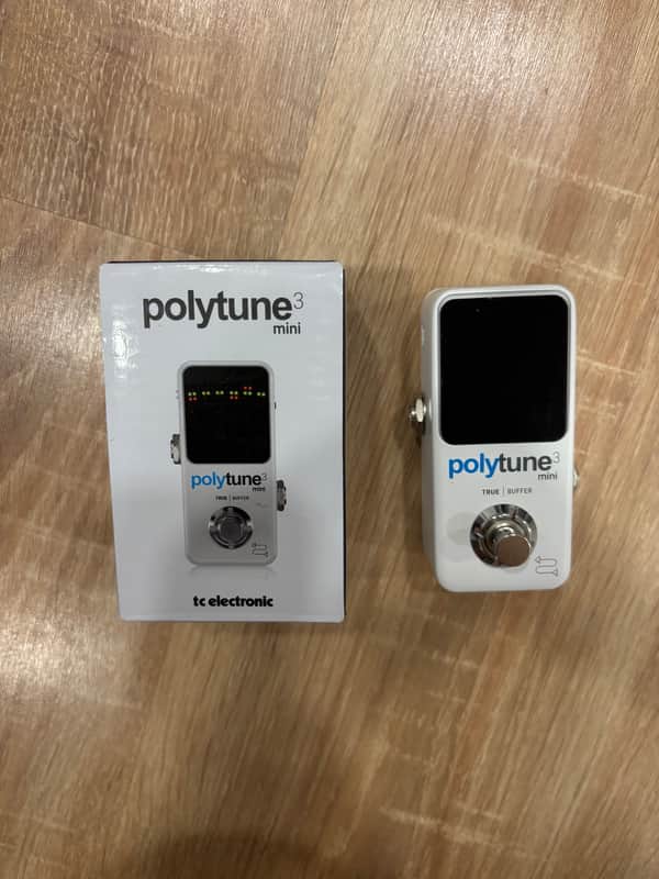 Immagine TC Electronic Polytune 3 Mini Polyphonic Tuning Pedal 2019 - Present White - 1