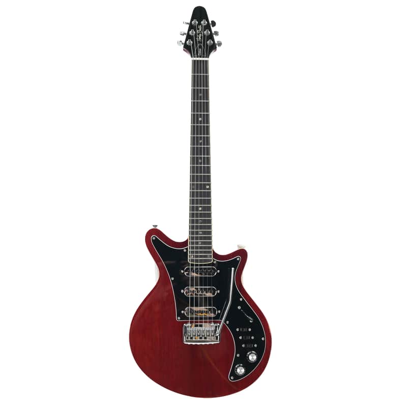 Harley Benton BM-75 Trans Red Deluxe Series image 1