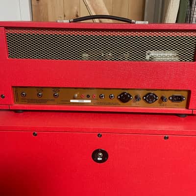 Aiken Sabre Head (50 Watt) W/Aiken Matching 2x12 - Red image 5