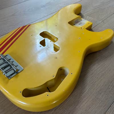 Fender (MJT) Precision Bass Body (2025) - Vintage Aged Competition Orange image 6