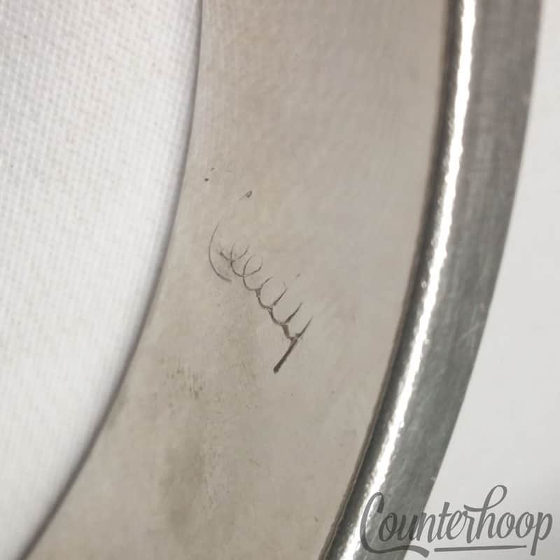Leedy Marching Snare Drum T-Rod Harness Mount Nickel Vintage 40s USA Elkhart, IN image 1