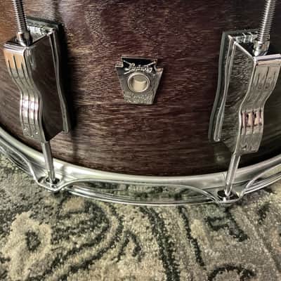 Ludwig 6.5x14” Classic Oak Smoke Snare Drum image 4