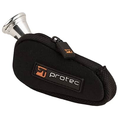 Protec Neoprene Mouthpiece Pouch French Horn Black image 1
