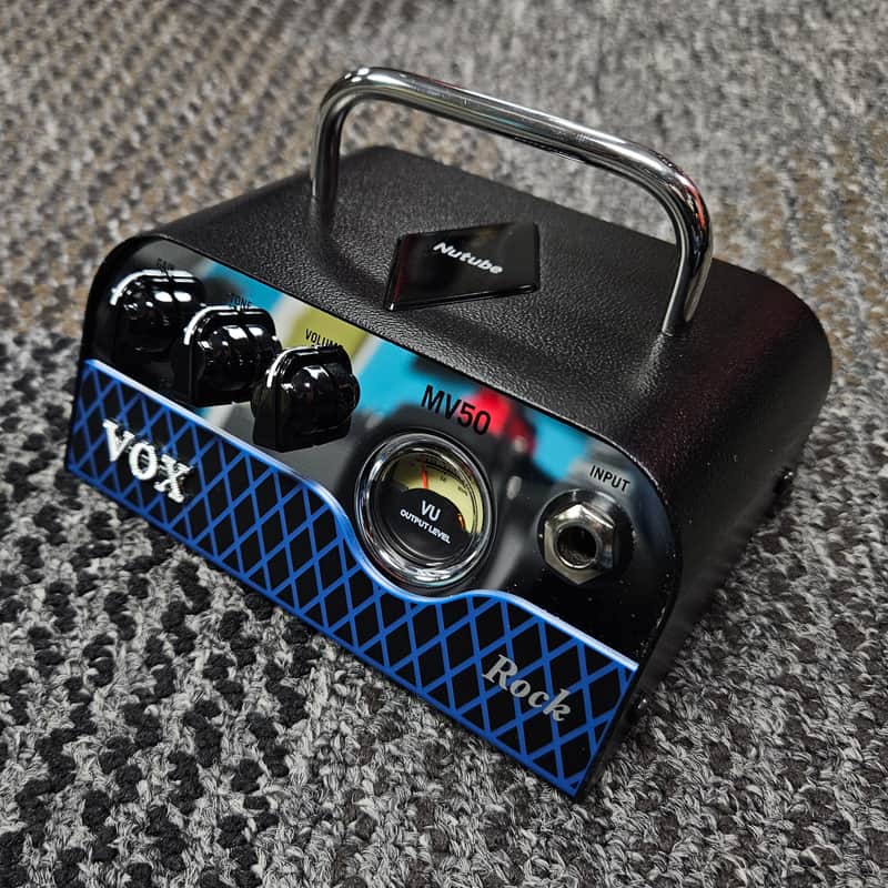 Vox MV50 Rock 50-Watt Guitar Amp Head - Blue / Silver image 1