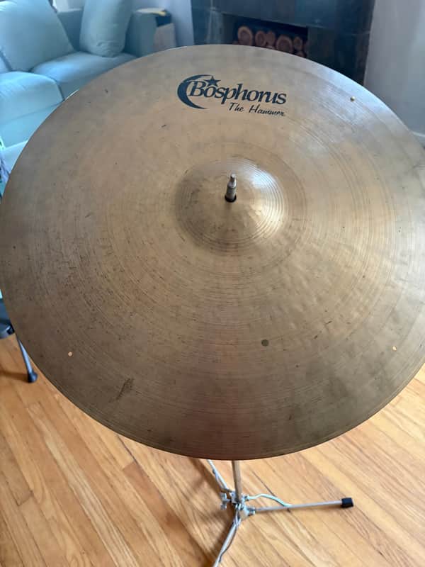 Bosphorus Hammer 22" Ride ~2620 Very Early Model Selected by Jeff Hamilton for Stanton Moore image 1