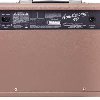Fender Acoustasonic 40 Acoustic Guitar Amplifier 40w image 3