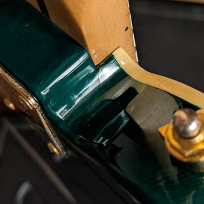 1983 Fender Telecaster Elite Gold Electric Guitar Trans Emerald Green Excellent Player! image 21