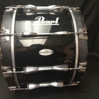 Pearl Championship Maple Series 22" Marching Bass Drum serial 607947 - Black image 2