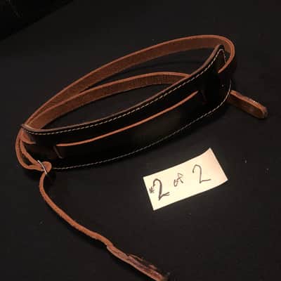 Bobby Lee Vintage 70's Guitar Strap 1970's - leather image 1