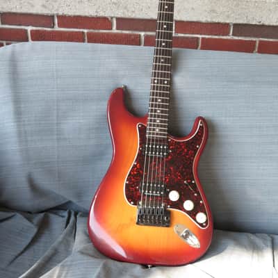 Vintage USA 1984 Schecter super-strat Scorcher electric guitar with Fender Seymour Duncan pickguard jazz image 3