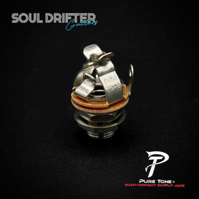 Pure Tone MONO Multi-Contact 1/4″ Output Jack - Nickel image 1