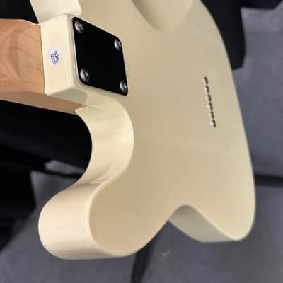 Oscar Schmidt by Washburn OS-LTV "Tele-type" Ivory with soft case! image 8