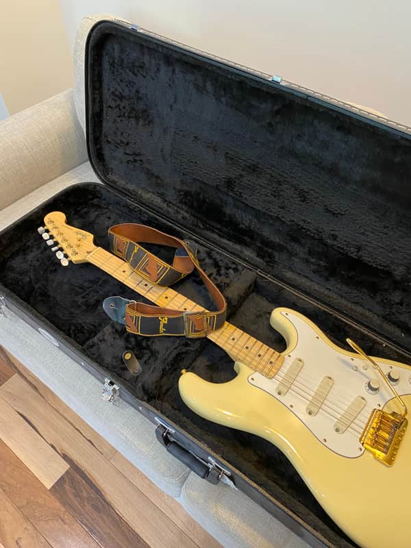 Fender Stratocaster Gold Elite 1983 Off white image 1