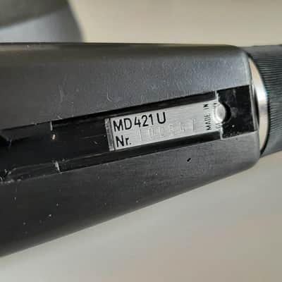 Sennheiser MD 421-U Cardioid Dynamic Microphone 1960s - 1990s - Black image 10