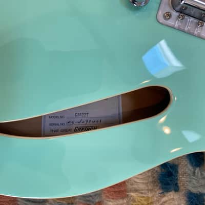 Left Handed Surf Green Gretsch 5622T image 3