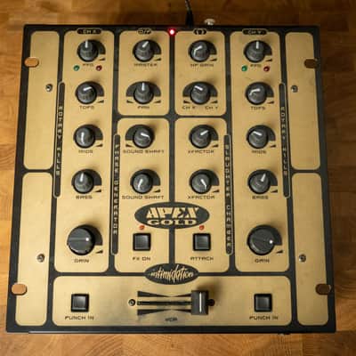 Intimidation Apex Gold rotary DJ mixer (mid-90s) image 1