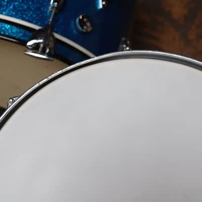 Vintage 1950's/60's Gretsch 6 Ply Shell Pack Blue Sparkle image 10