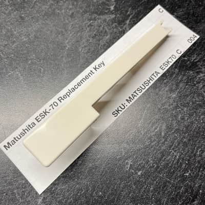 ORIGINAL Matsushita Replacement C Key (ESK-70 Keybeds) for Korg Polysix/Poly-61/Poly-800/DW-6000, Memorymoog, Oberheim OB-8, Prophet-600, Akai AX-60, Kawai SX-210/240, etc