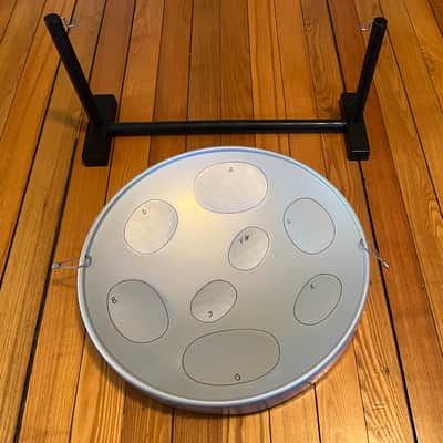 Panyard Jumbie Jam Steel Drum Kit - Table Top Stand - Silver Pan (G) W1084 image 4