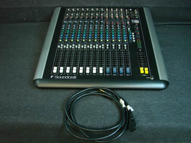 Soundcraft Spirit M8 Made in UK 8-Channel Rack Mountable Analog