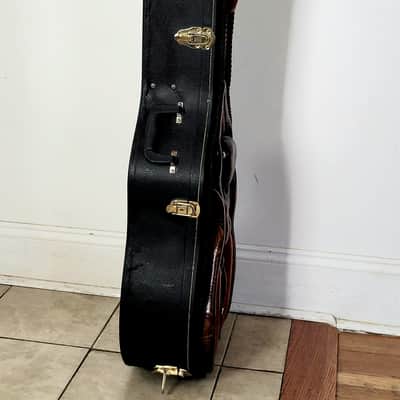 Custom Carved Guitar Hard Shell Case Abstract Female image 4