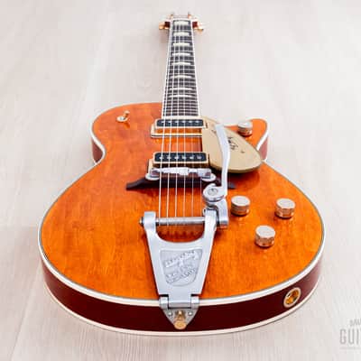 2020 Gretsch USA Custom Shop Stephen Stern Masterbuilt G6121CS Chet Atkins Western Orange Relic w/ Cowboy Case, CoA, Tags image 10