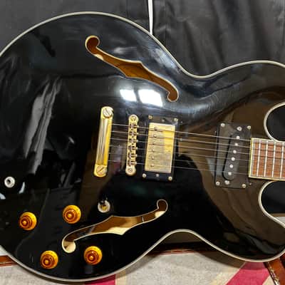 Epiphone Sheraton II Ebony Electric Guitar Upgraded Pickup image 2