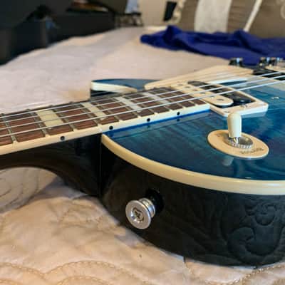 Gibson Les Paul 2025 - AAA Flame Top Ocean Water Perimeter image 16