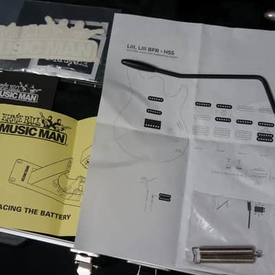 Preowned Ernie Ball Music Man Luke III HSS in Olive Pearl - Steve Lukather Signature Model Guitar image 14