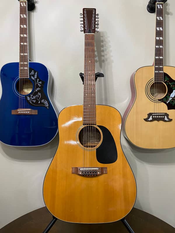 Takamine F385 Vintage Acoustic 12-String Guitar MIJ Japan 1978 Natural image 1