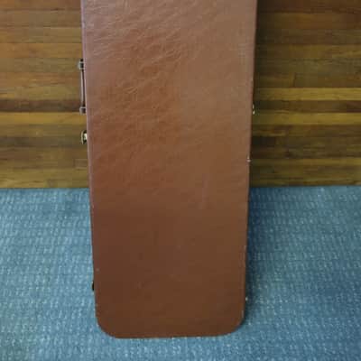 Vintage 1980s Hondo Longhorn Guitar Copper Case Very Clean Grey Fuzzy Case image 7