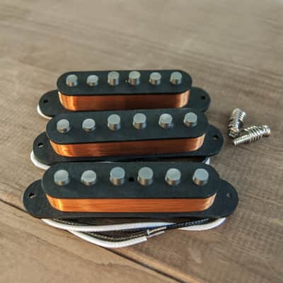 Strat Pickup Set for Strat Guitar HandWound Scooped-Mids II Defter image 2