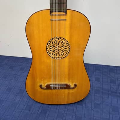 Vintage R Wilkinson Custom Made 12-String Classical Baroque Guitar with Case Made for Rod Stucky image 8