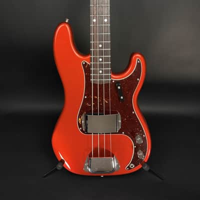 Fender Custom Shop 1966 Precision Bass Closet Classic - Candy Tangerine with Painted Headcap image 2