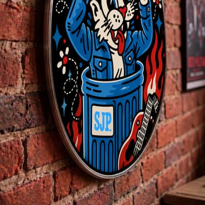 Stray Cats, 2026 22" Tour Style Bass Drum Head, Slim Jim Phantom image 6